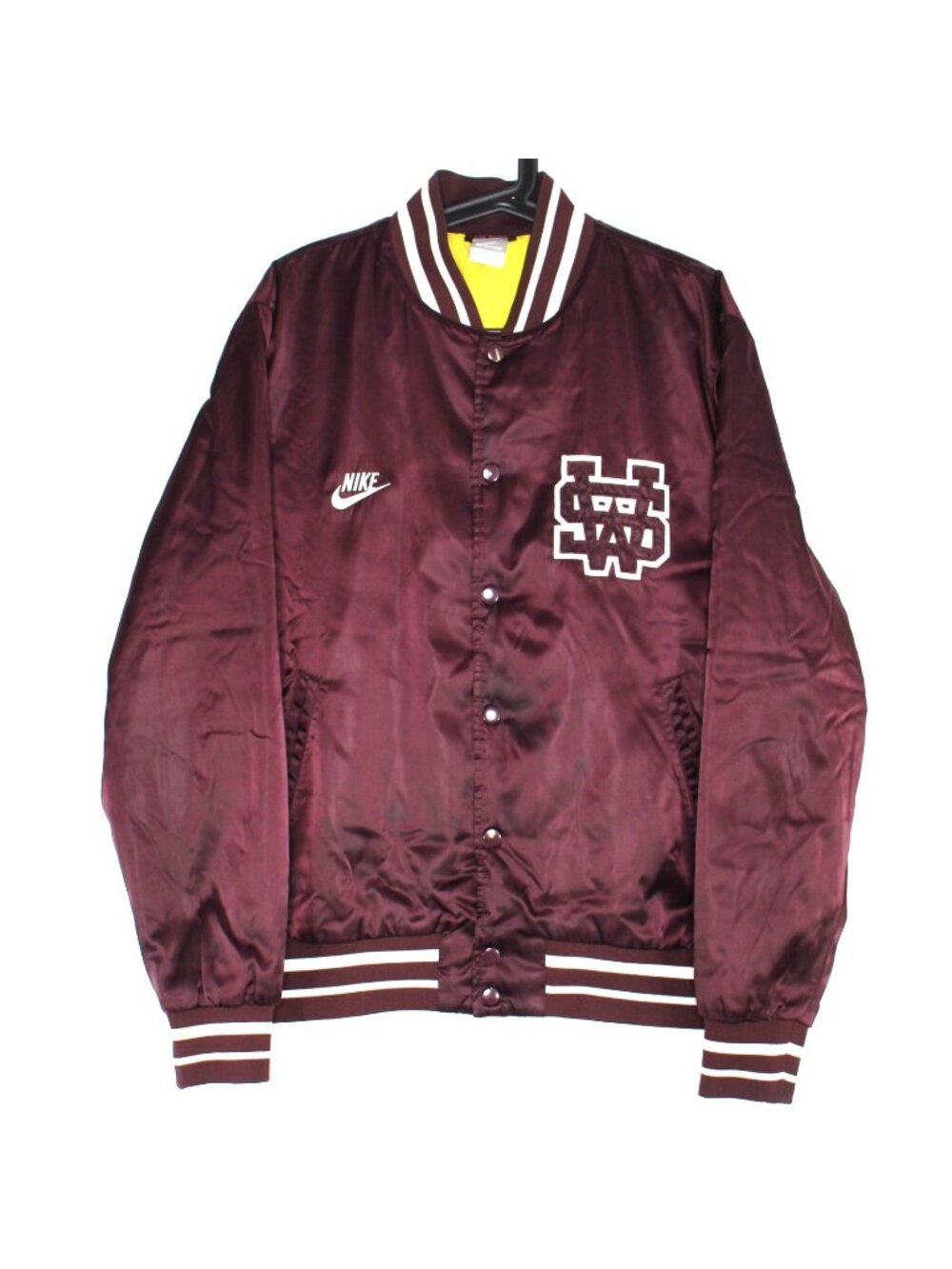 Vintage Nike Mens Medium Sportswear Y2K Satin Varsity Jacket H1021